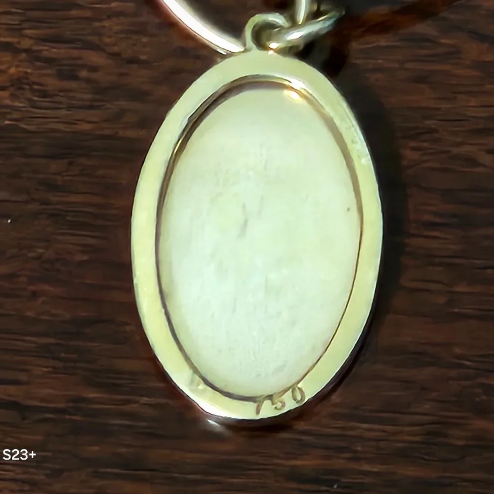 RARE MONICA RICH KOSANN FLORAL SCROLL OVAL 18K CHARM LOCKET PENDANT BRACELET